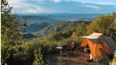 Piemonte kleinschalig zwembad glamping