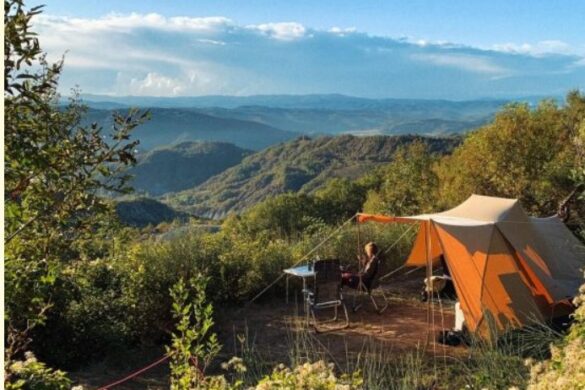 Piemonte kleinschalig zwembad glamping